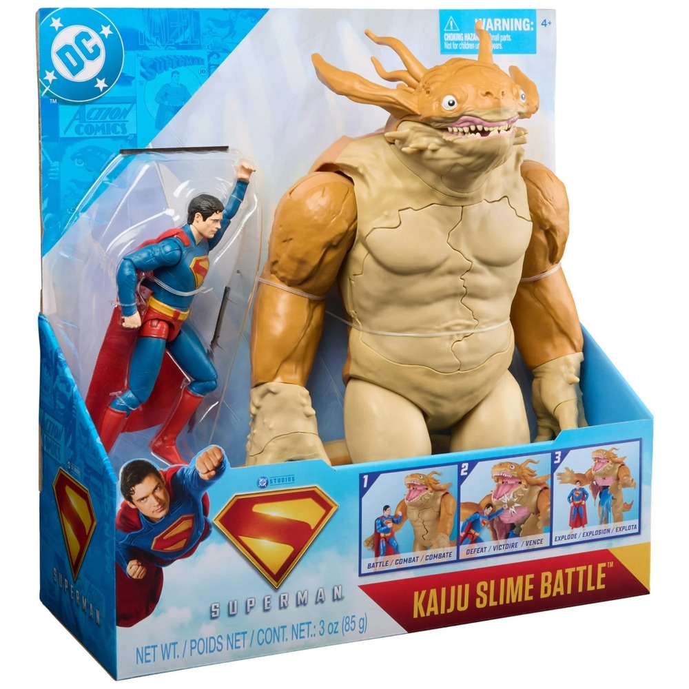 Superman vs.‎ Kaiju Slime Battle Action Figure & Giant Playset Kids Toy NEW